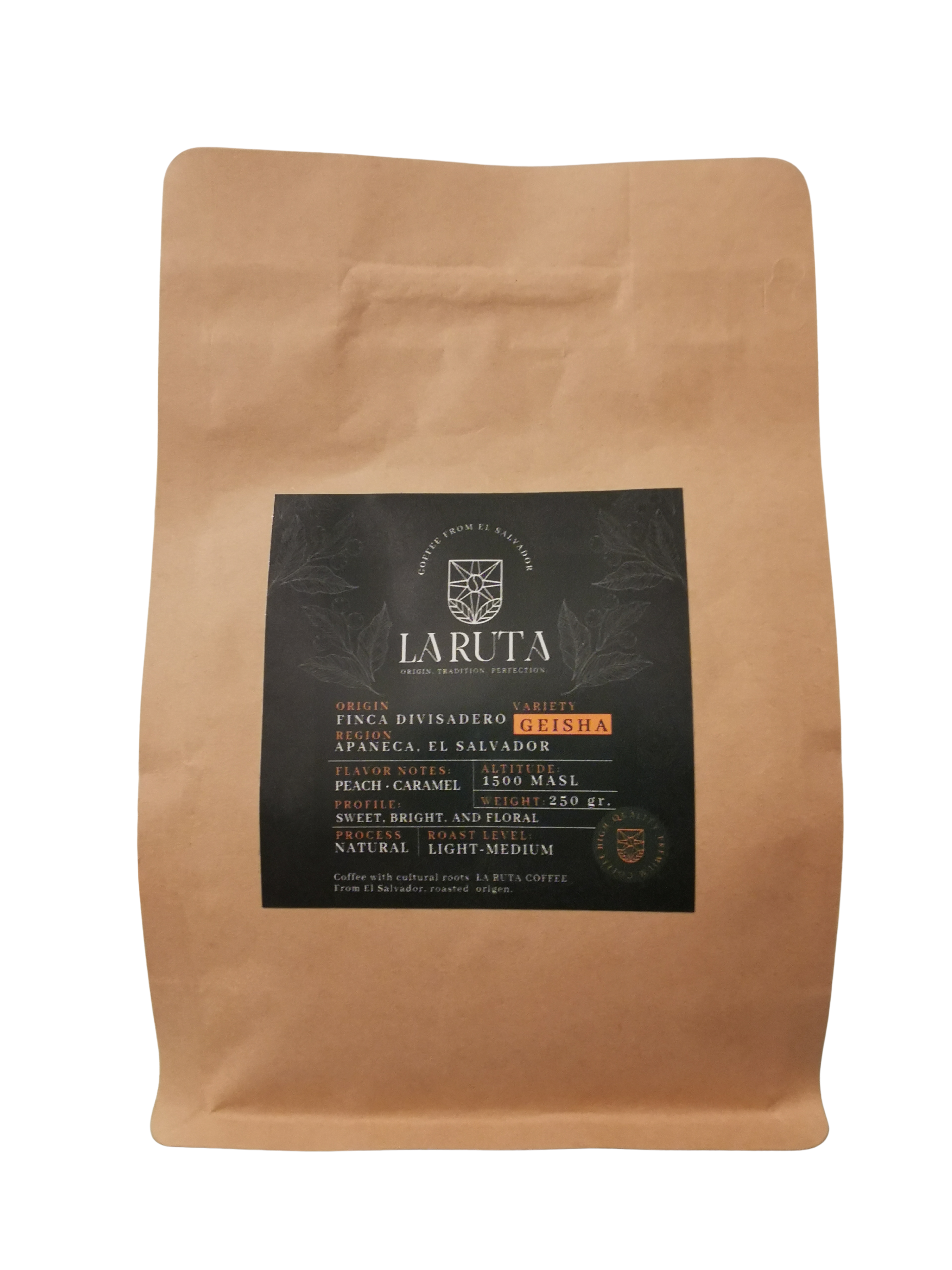 ESSENCE OF WATER インディー・ソウル G-RAP La Ruta Coffee - Geisha Natural (250g) | Rare Salvadoran Specialty Cof