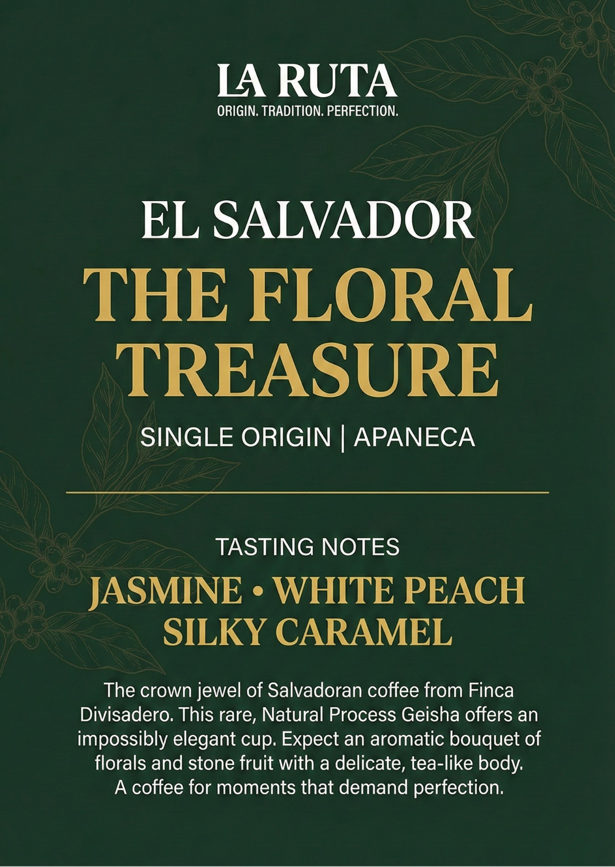 The Floral Treasure: Geisha Natural (250g)